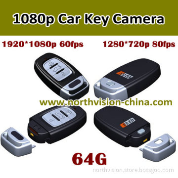 1280*720 AVI 80fps Car Key DVR Camera (GT-01)